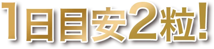 1日目安2粒